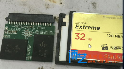 SanDisk 32G CF卡不认卡数据恢复成功
