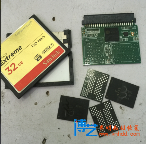 SanDisk 32G CF卡不认卡数据恢复成功